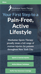 Mobile Screenshot of manhattansportstherapy.com